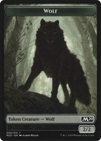 Zombie // Wolf Double-Sided Token [Game Night 2019 Tokens] | Gaming Infinity