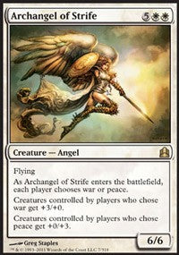 Archangel of Strife [Commander 2011] | Gaming Infinity