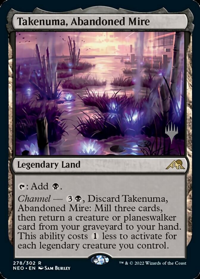 Takenuma, Abandoned Mire (Promo Pack) [Kamigawa: Neon Dynasty Promos] | Gaming Infinity