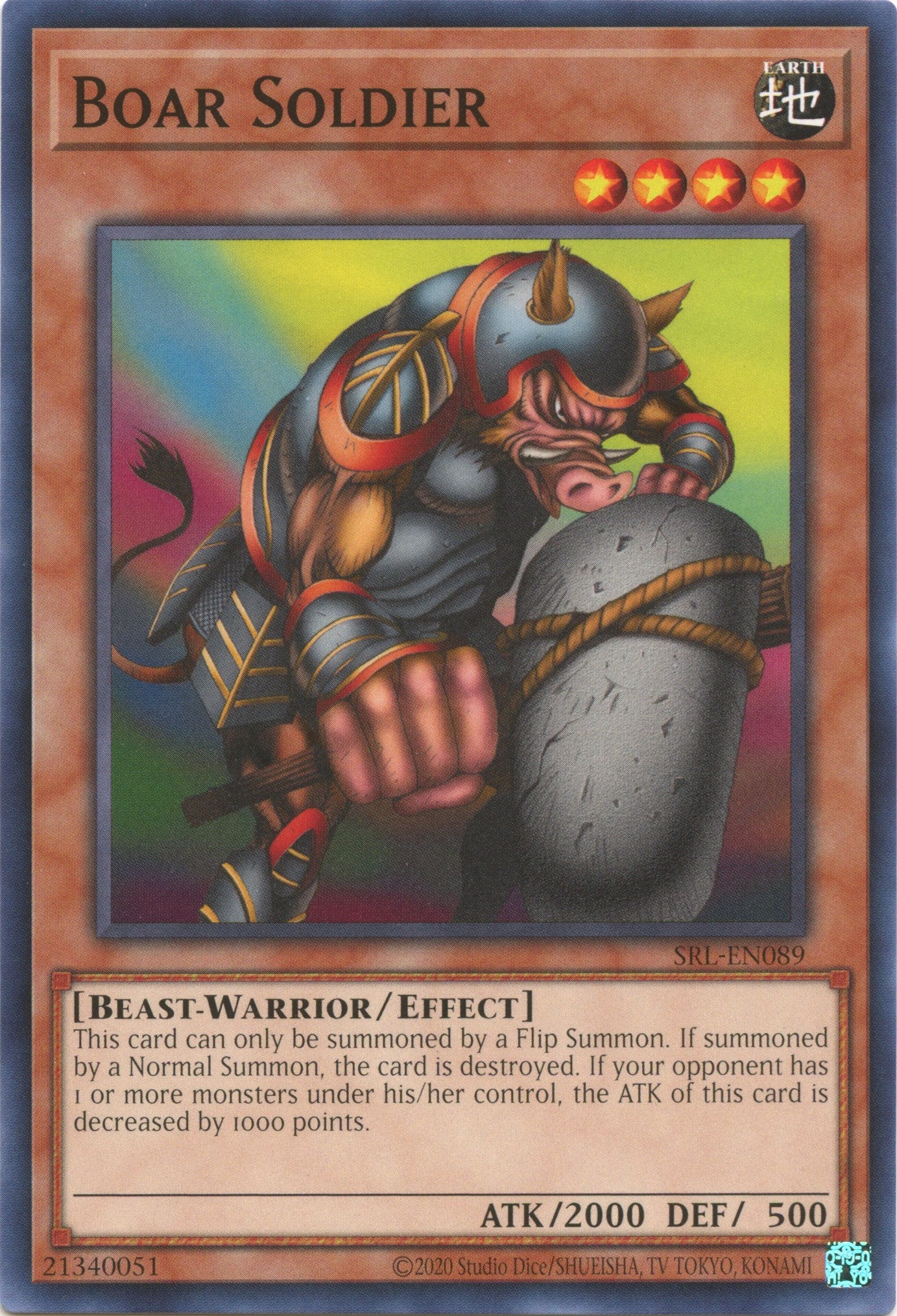 Boar Soldier (25th Anniversary) [SRL-EN089] Common | Gaming Infinity