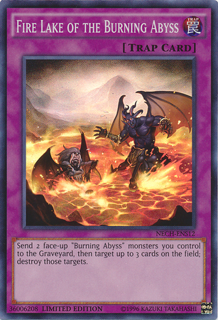 Fire Lake of the Burning Abyss (SE) [NECH-ENS12] Super Rare | Gaming Infinity