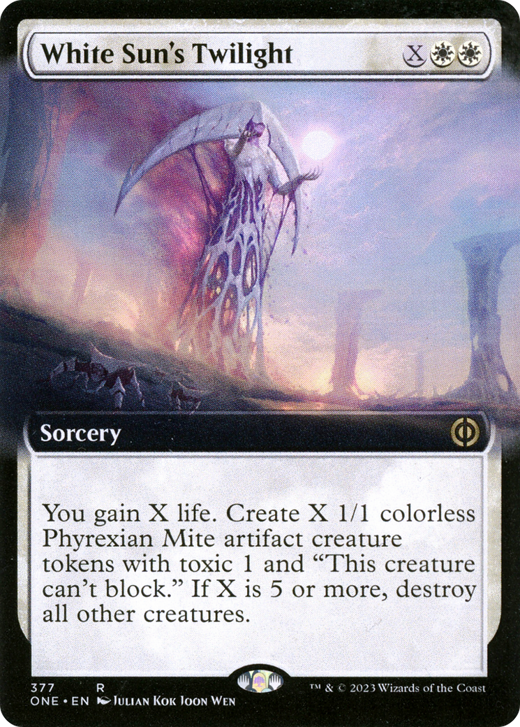 White Sun's Twilight (Extended Art) [Phyrexia: All Will Be One] | Gaming Infinity