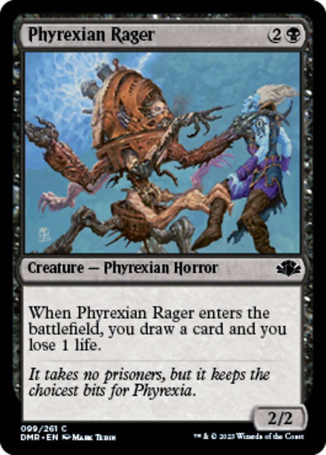 Phyrexian Rager [Dominaria Remastered] | Gaming Infinity