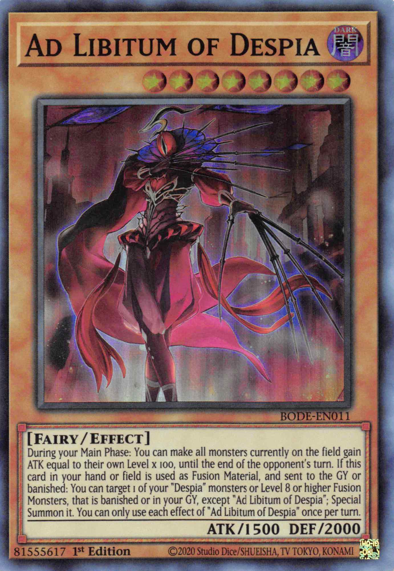 Ad Libitum of Despia [BODE-EN011] Super Rare | Gaming Infinity