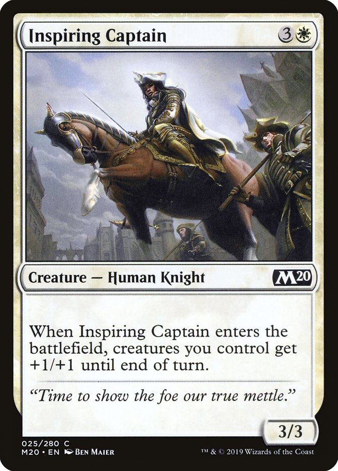 Inspiring Captain [Core Set 2020] | Gaming Infinity