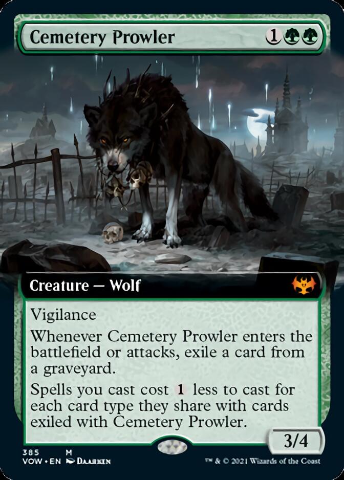 Cemetery Prowler (Extended) [Innistrad: Crimson Vow] | Gaming Infinity