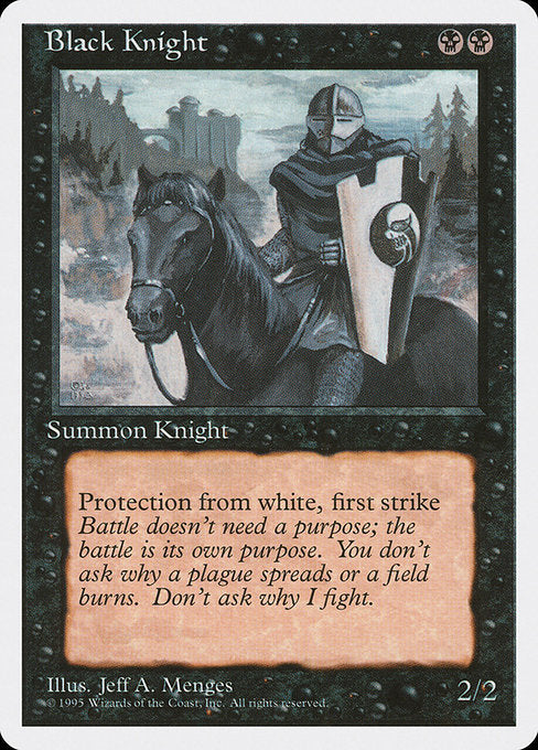 Black Knight [Fourth Edition] | Gaming Infinity