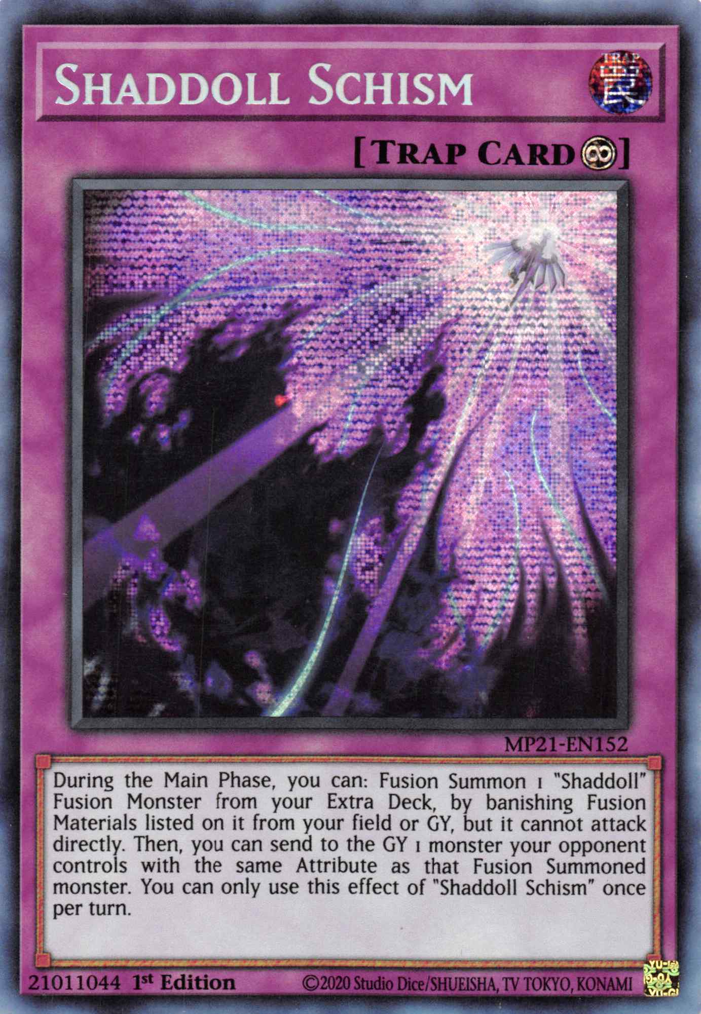 Shaddoll Schism [MP21-EN152] Prismatic Secret Rare | Gaming Infinity