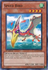 Speed Bird [Starter Deck: Dawn of the Xyz] [YS11-EN008] | Gaming Infinity