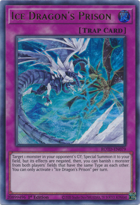 Ice Dragon's Prison [ROTD-EN079] Ultra Rare | Gaming Infinity