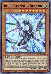 Blue-Eyes Solid Dragon (Green) [LDS2-EN014] Ultra Rare | Gaming Infinity