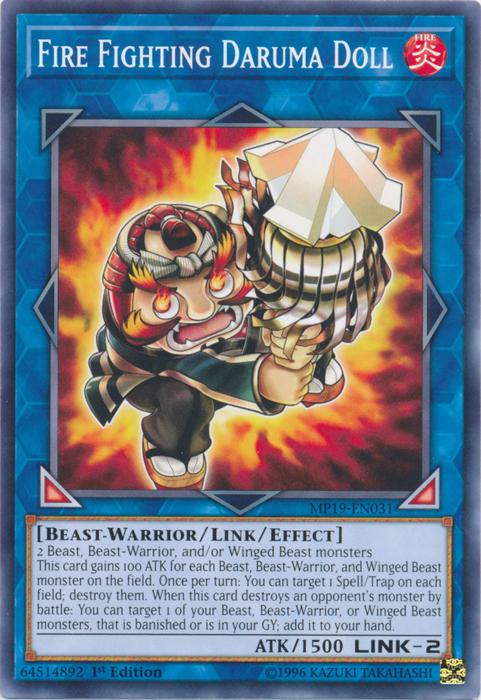 Fire Fighting Daruma Doll [MP19-EN031] Common | Gaming Infinity