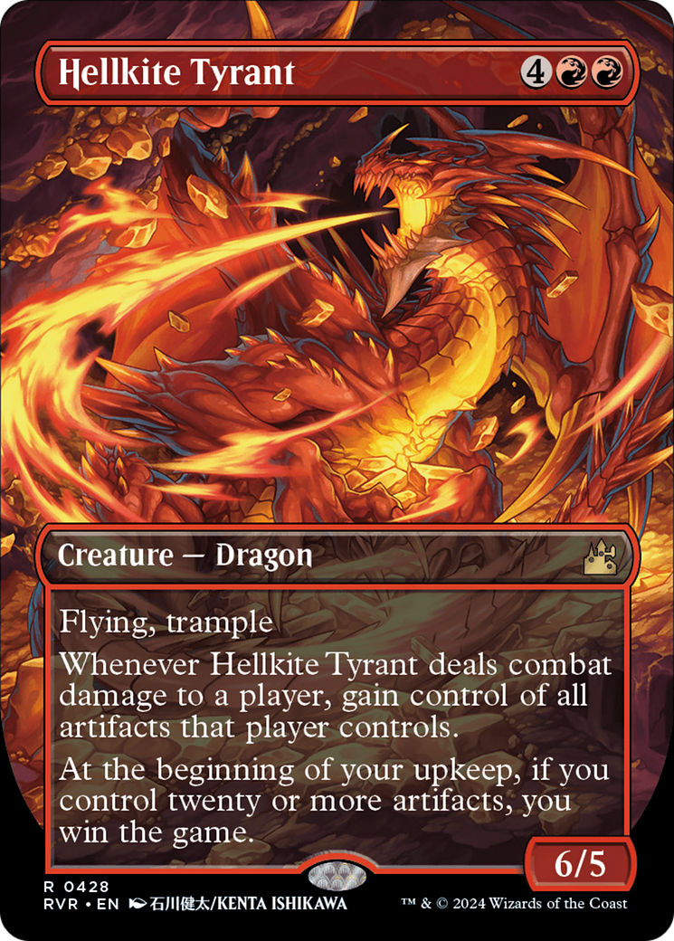 Hellkite Tyrant (Anime Borderless) [Ravnica Remastered] | Gaming Infinity