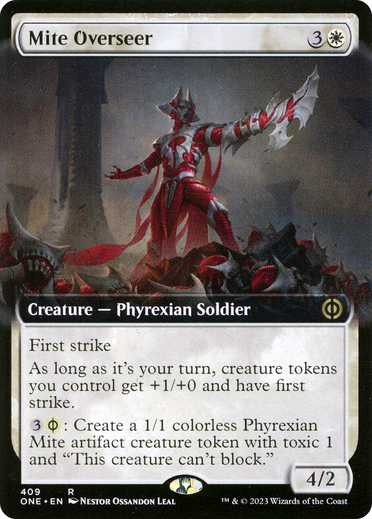 Mite Overseer (Extended Art) [Phyrexia: All Will Be One] | Gaming Infinity