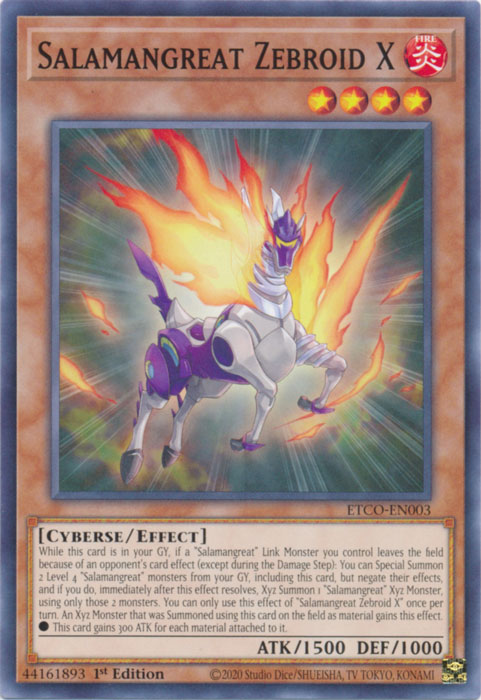 Salamangreat Zebroid X [ETCO-EN003] Common | Gaming Infinity