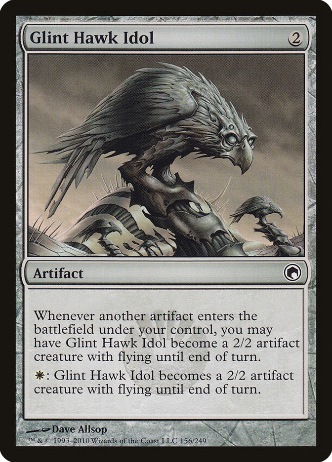 Glint Hawk Idol [Scars of Mirrodin] | Gaming Infinity