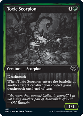 Toxic Scorpion [Innistrad: Double Feature] | Gaming Infinity