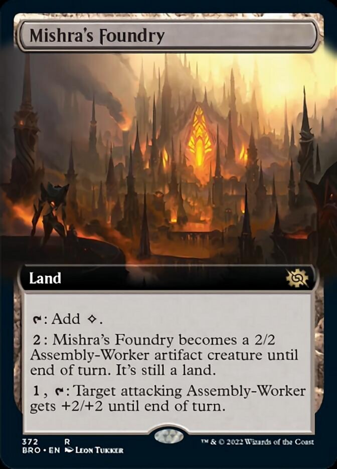 Mishra's Foundry (Extended Art) [The Brothers' War] | Gaming Infinity