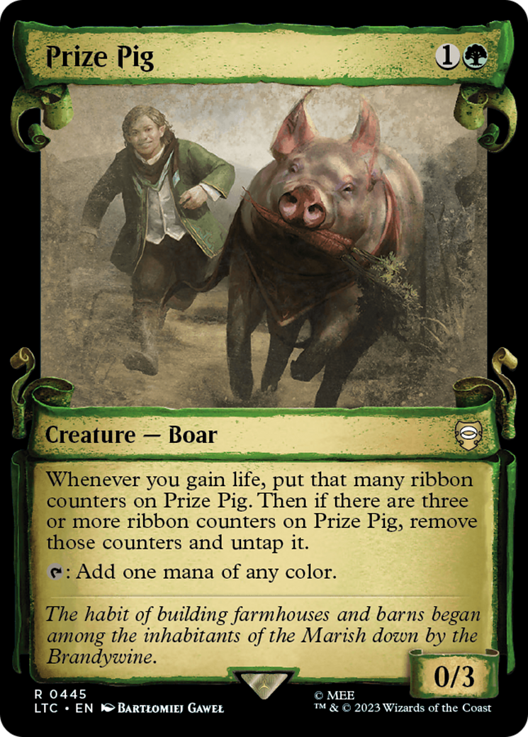 Prize Pig [The Lord of the Rings: Tales of Middle-Earth Commander Showcase Scrolls] | Gaming Infinity