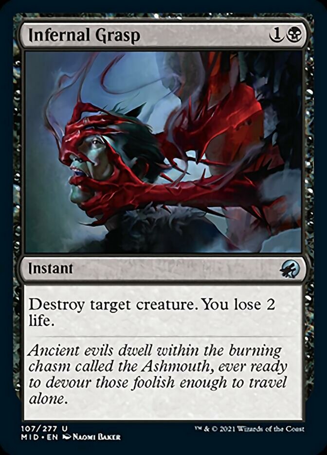 Infernal Grasp [Innistrad: Midnight Hunt] | Gaming Infinity