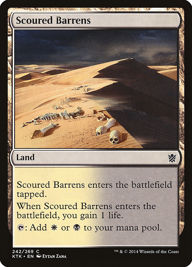 Scoured Barrens [Khans of Tarkir] | Gaming Infinity