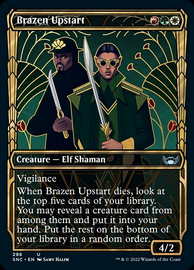 Brazen Upstart (Showcase Golden Age) [Streets of New Capenna] | Gaming Infinity