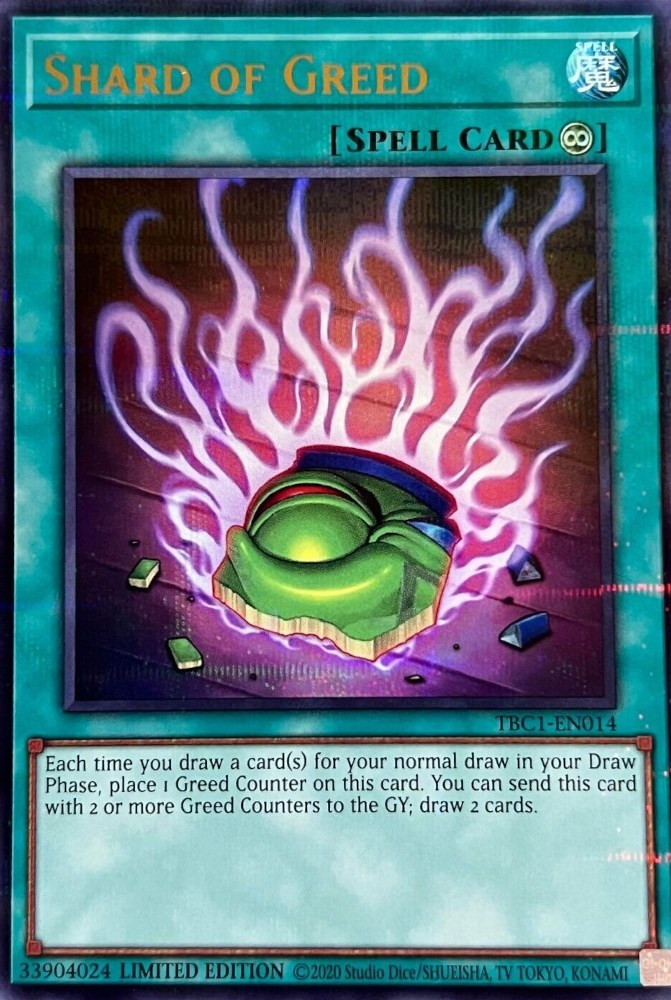Shard of Greed [TBC1-EN014] Ultra Rare | Gaming Infinity