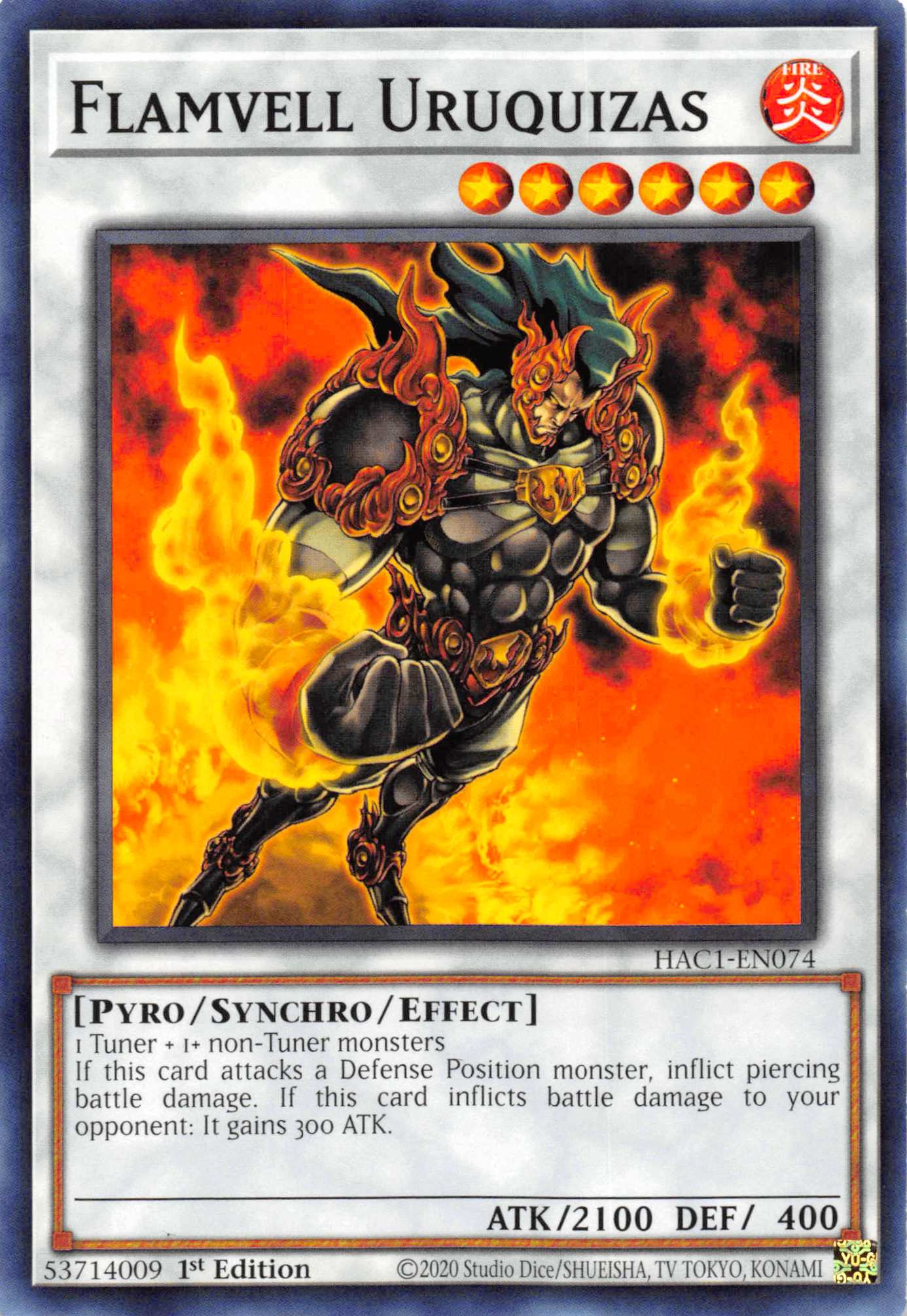 Flamvell Uruquizas [HAC1-EN074] Common | Gaming Infinity