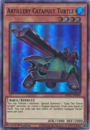 Artillery Catapult Turtle [MP21-EN099] Super Rare | Gaming Infinity