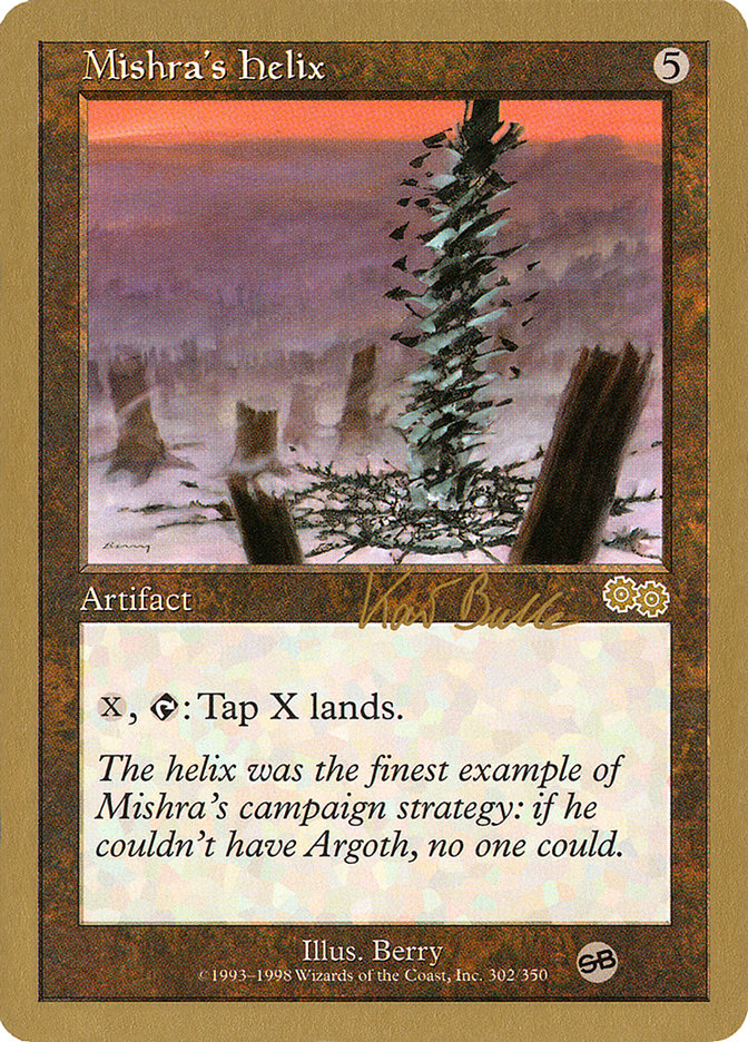 Mishra's Helix (Kai Budde) (SB) [World Championship Decks 1999] | Gaming Infinity