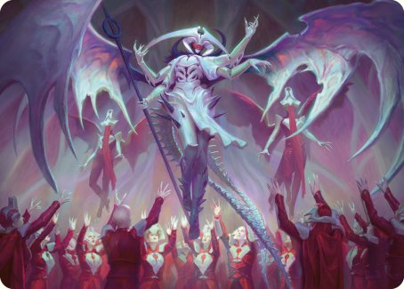 Atraxa, Grand Unifier Art Card [Phyrexia: All Will Be One Art Series] | Gaming Infinity