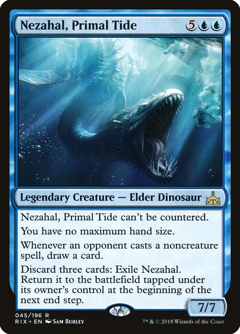 Nezahal, Primal Tide [Rivals of Ixalan] | Gaming Infinity