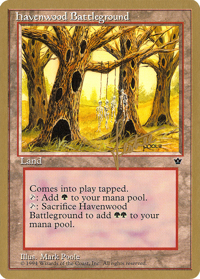 Havenwood Battleground (Bertrand Lestree) [Pro Tour Collector Set] | Gaming Infinity