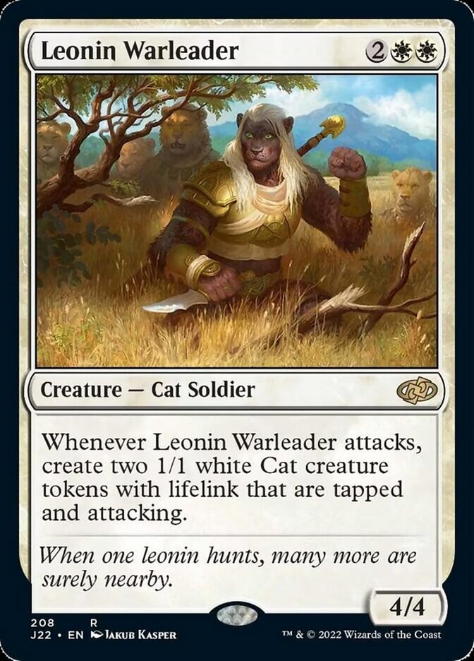 Leonin Warleader [Jumpstart 2022] | Gaming Infinity