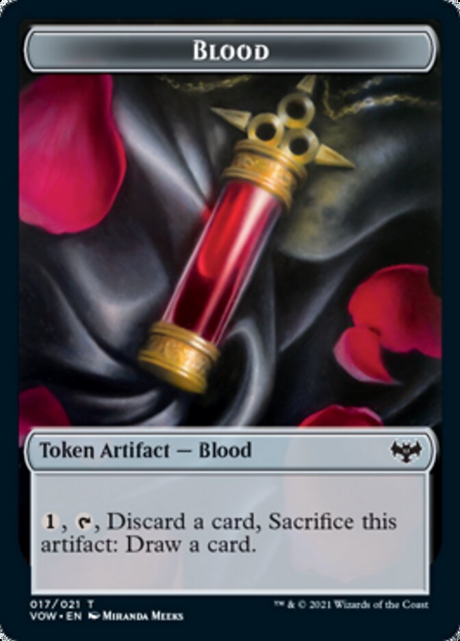 Blood Token [Innistrad: Crimson Vow Tokens] | Gaming Infinity