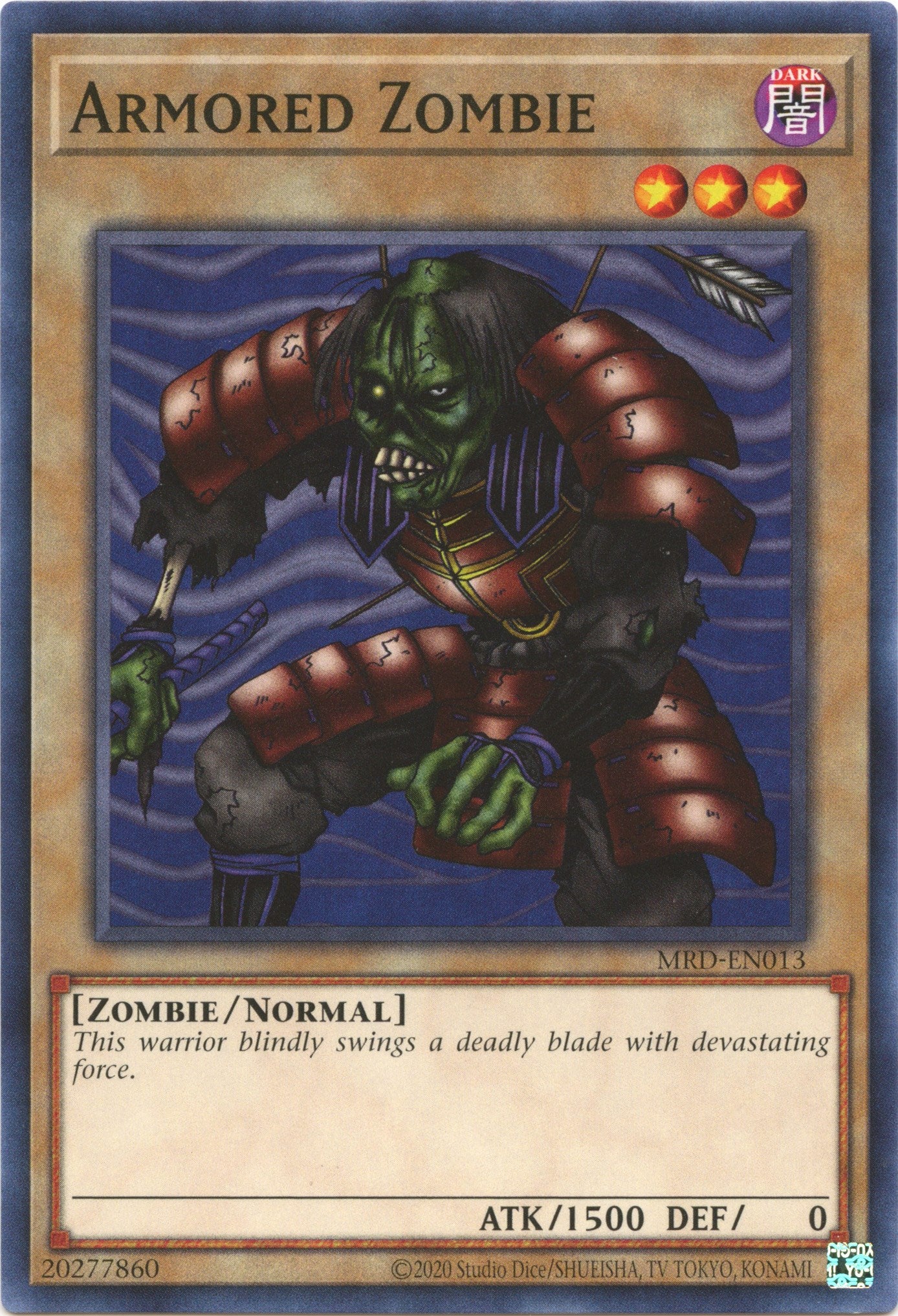 Armored Zombie (25th Anniversary) [MRD-EN013] Common | Gaming Infinity