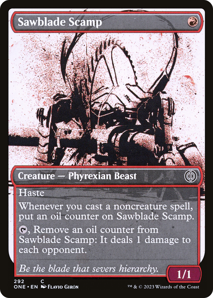 Sawblade Scamp (Showcase Ichor) [Phyrexia: All Will Be One] | Gaming Infinity