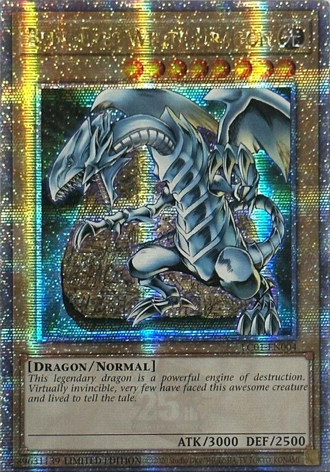 Blue-Eyes White Dragon (25th Anniversary) [LC01-EN004] Quarter Century Secret Rare | Gaming Infinity