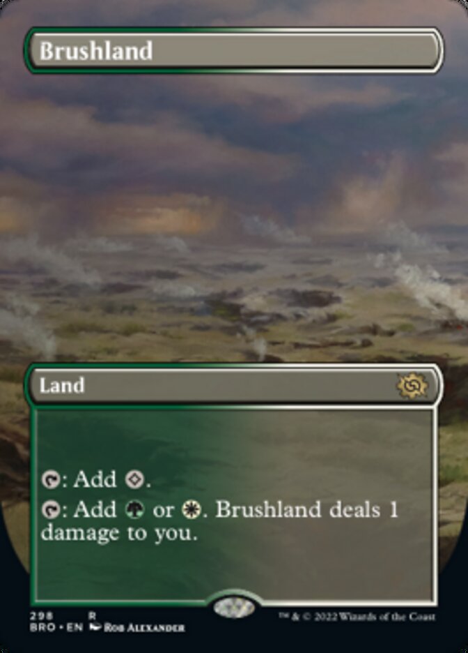 Brushland (Borderless Alternate Art) [The Brothers' War] | Gaming Infinity