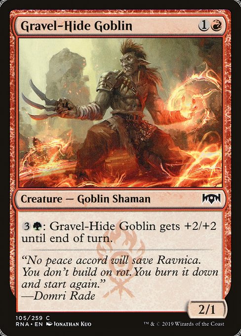 Gravel-Hide Goblin [Ravnica Allegiance] | Gaming Infinity