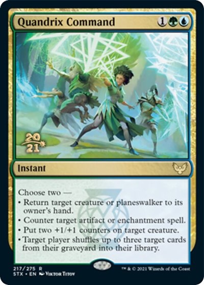 Quandrix Command [Strixhaven: School of Mages Prerelease Promos] | Gaming Infinity