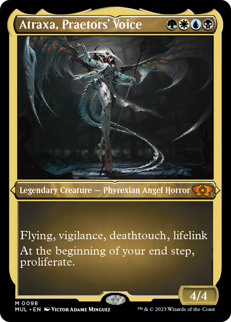 Atraxa, Praetors' Voice (Foil Etched) [Multiverse Legends] | Gaming Infinity