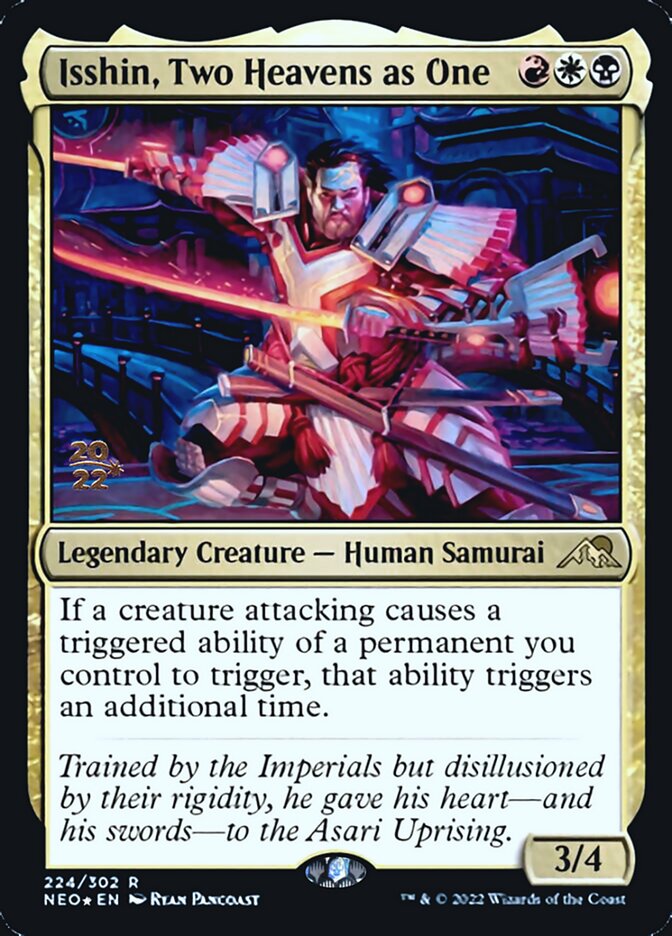 Isshin, Two Heavens as One [Kamigawa: Neon Dynasty Prerelease Promos] | Gaming Infinity