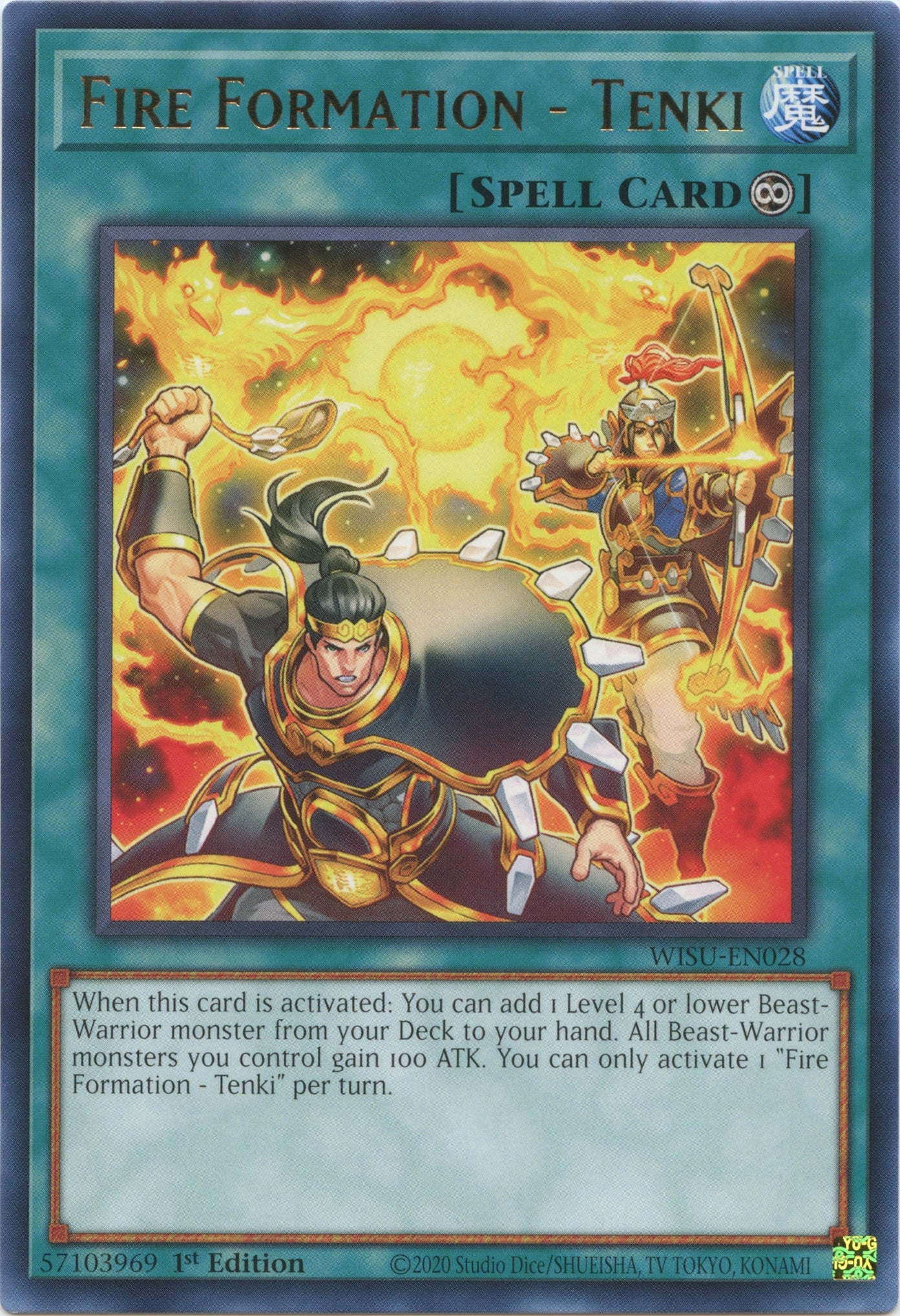 Fire Formation - Tenki [WISU-EN028] Rare | Gaming Infinity