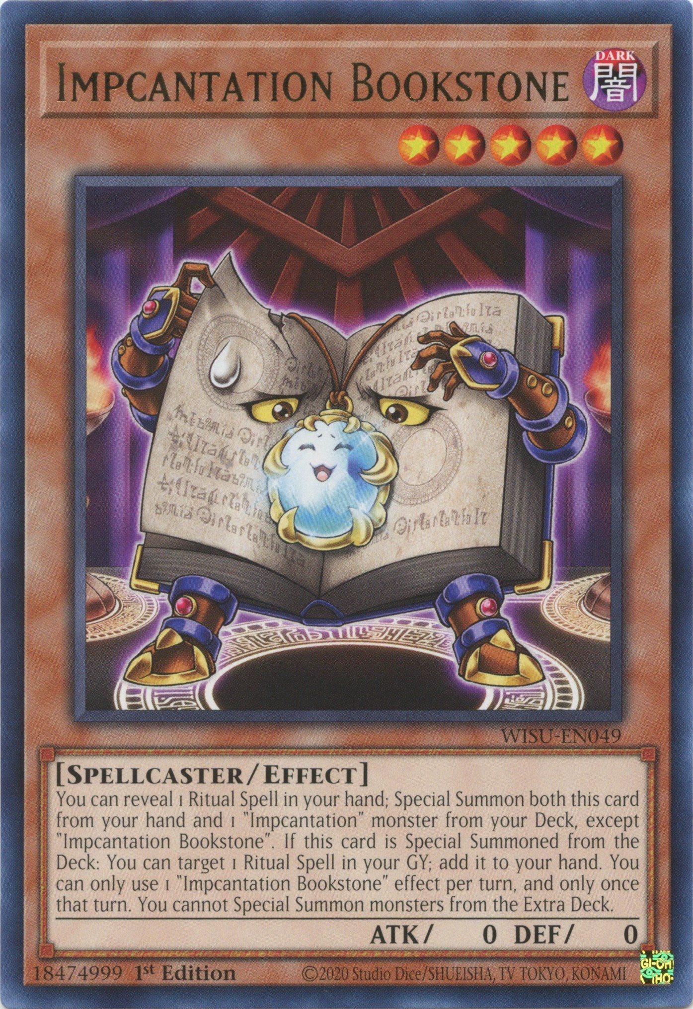 Impcantation Bookstone [WISU-EN049] Rare | Gaming Infinity
