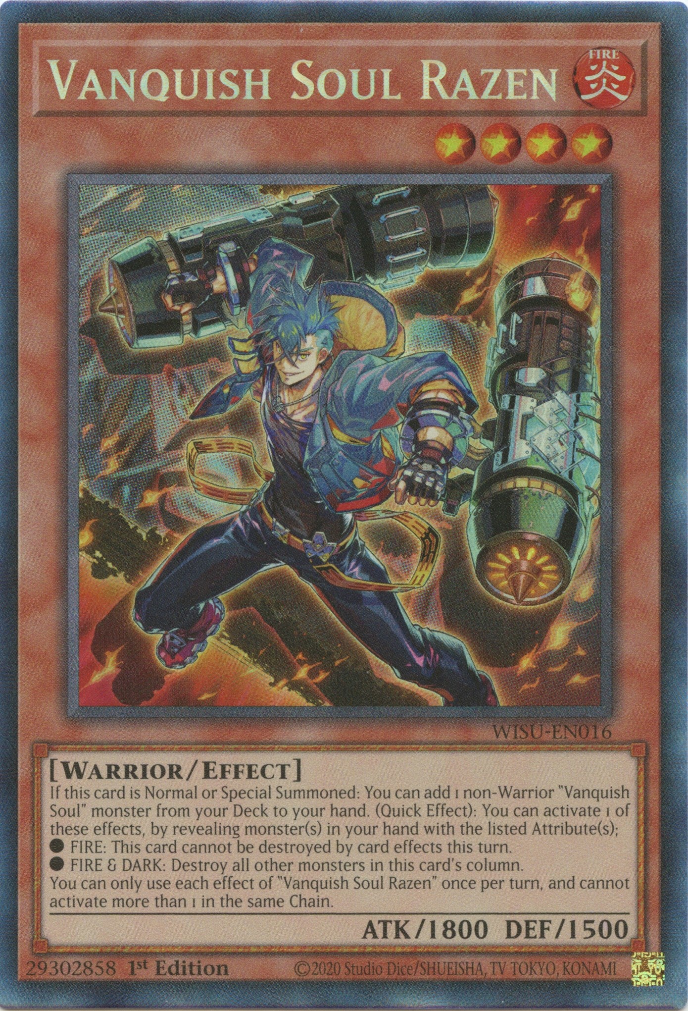 Vanquish Soul Razen [WISU-EN016] Collector's Rare | Gaming Infinity