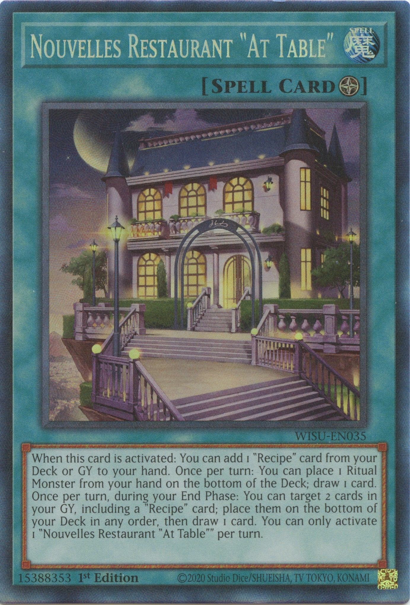 Nouvelles Restaurant "At Table" [WISU-EN035] Collector's Rare | Gaming Infinity