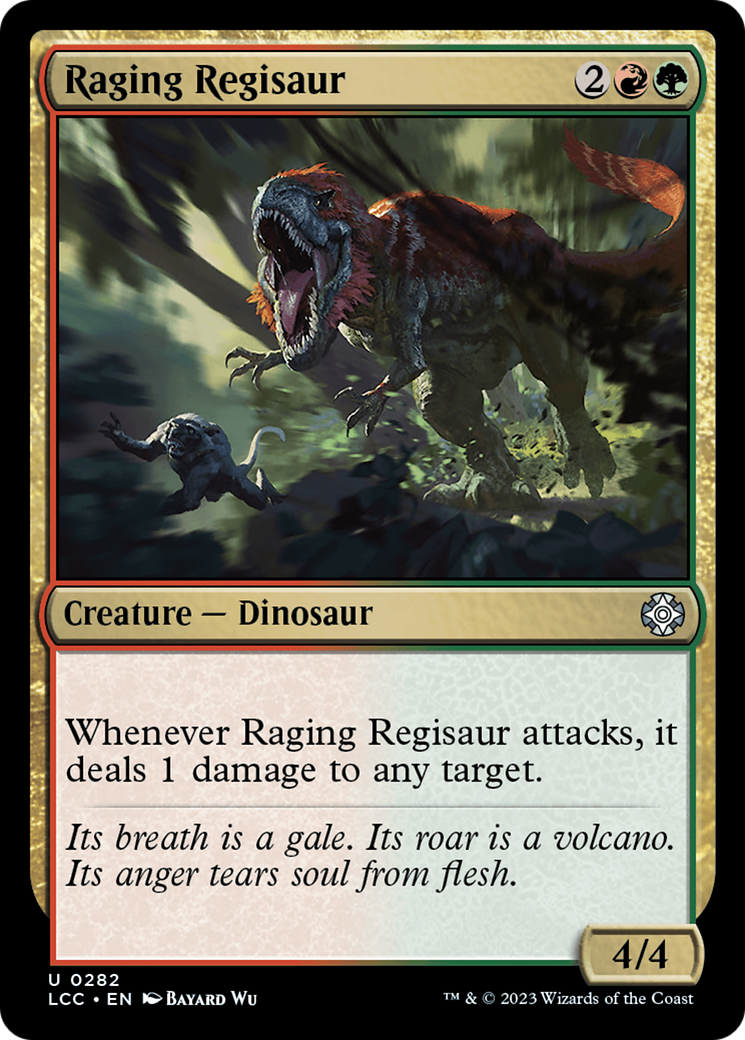 Raging Regisaur [The Lost Caverns of Ixalan Commander] | Gaming Infinity