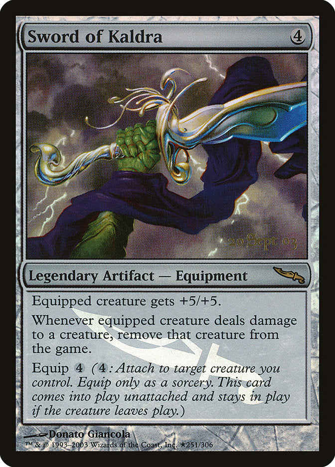 Sword of Kaldra [Mirrodin Promos] | Gaming Infinity