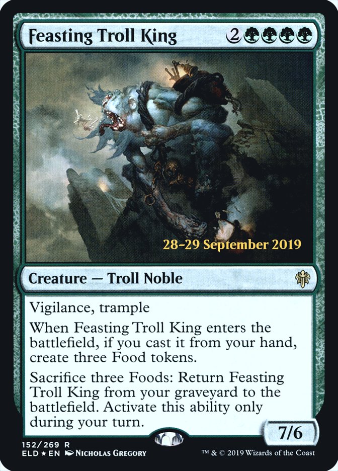 Feasting Troll King  [Throne of Eldraine Prerelease Promos] | Gaming Infinity